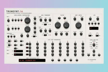 Featured image for “Trumsynt-16 Drum Synth Adds Percussion Sequencing to VST/AU”