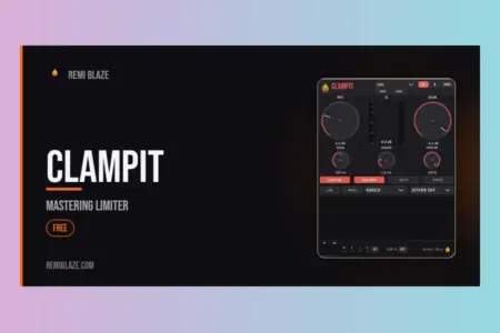 Featured image for “Remi Blaze Clampit: Free Mastering Limiter for macOS”