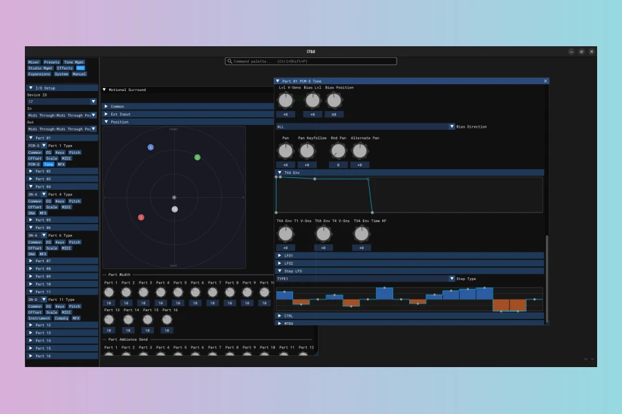 Samba Godschynski Integra-7 Editor