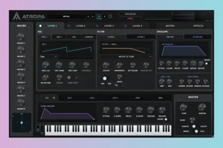 Featured image for “SoundRave ATROPA: Free VA Synth with 4 Layers and Dual Filters”