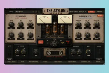Featured image for “The Asylum Analogue Tape Emulation Plugin Now on macOS”