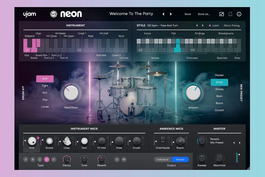 UJAM Virtual Drummer Neon