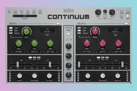 Featured image for “United Plugins Continuum: Dual-Engine Delay & Reverb Plugin”