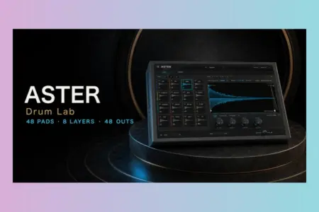 Featured image for “ENIGMA ASTER Drum Lab: 48-Pad Drum Sampler Plugin”