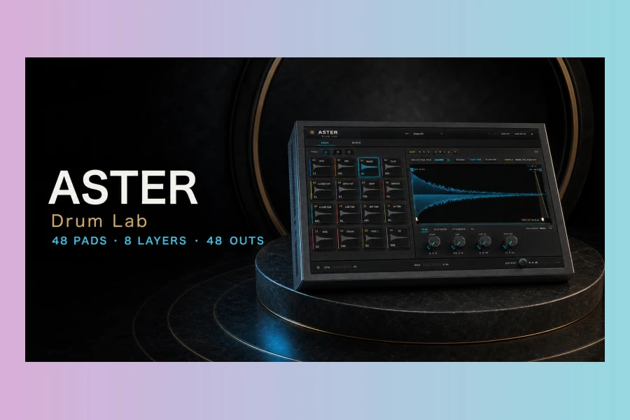ENIGMA ASTER Drum Lab: 48 Pad Drum Sampler Plugin