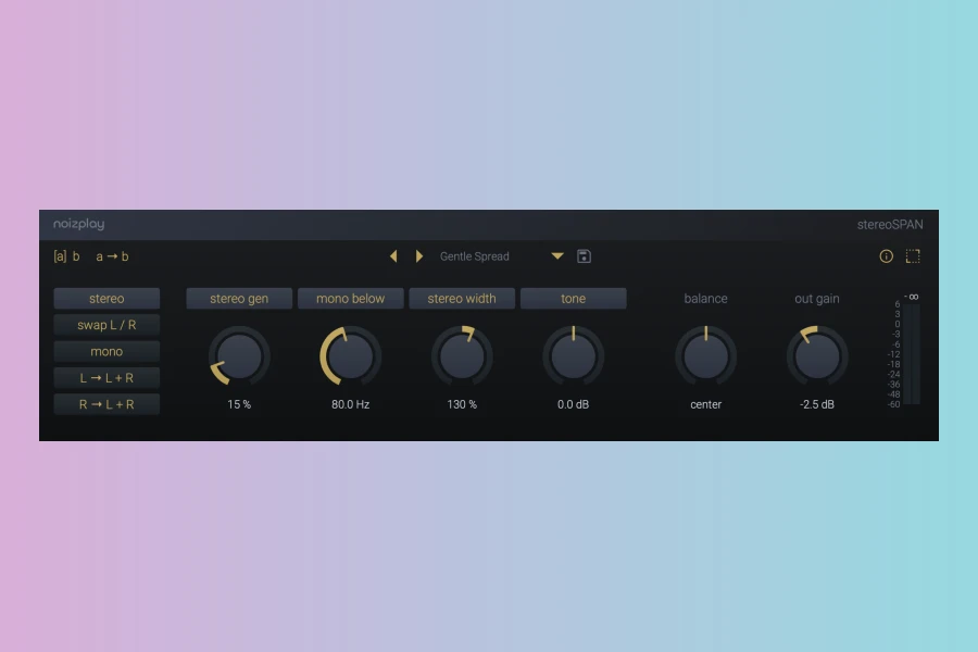 noizplay stereoSPAN