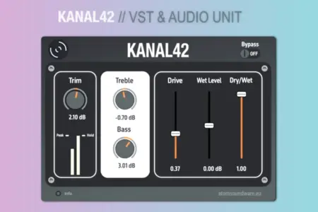 Featured image for “A-Tom Soundware Releases KANAL42 Cassette Saturation Plugin”