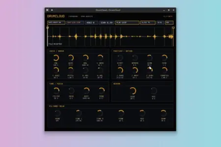 Featured image for “Fuimadane DrumCloud v1.9.0-beta.8: Free Granular Instrument”