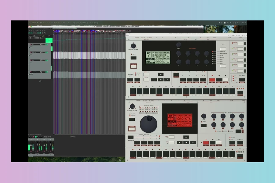 Joe Landers Monomachine and Machinedrum Emulator