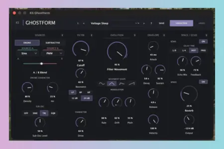 Featured image for “Kreativ Sound Releases Free KS Ghostform Drone Synth”