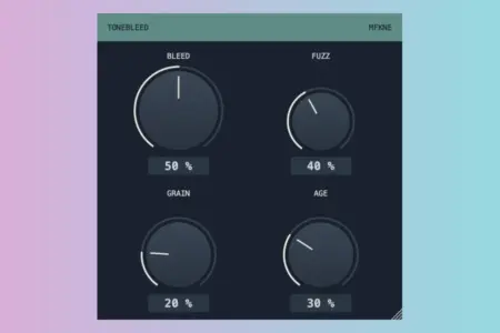 Featured image for “MFKNE Releases Tonebleed and Grainwash Free VST3 Effects”