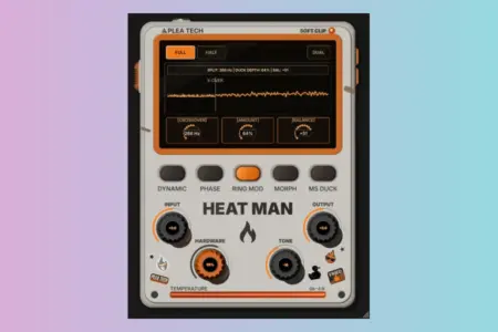 Featured image for “Heat Man Distortion Plugin from Pleatech Audio, Two Free”