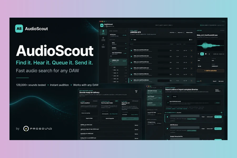 ProSound AudioScout