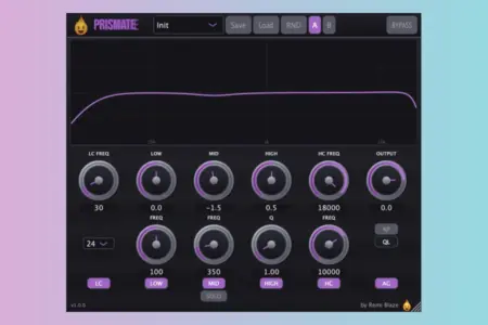 Featured image for “Remi Blaze Releases Prismate: Free Parametric EQ for macOS”