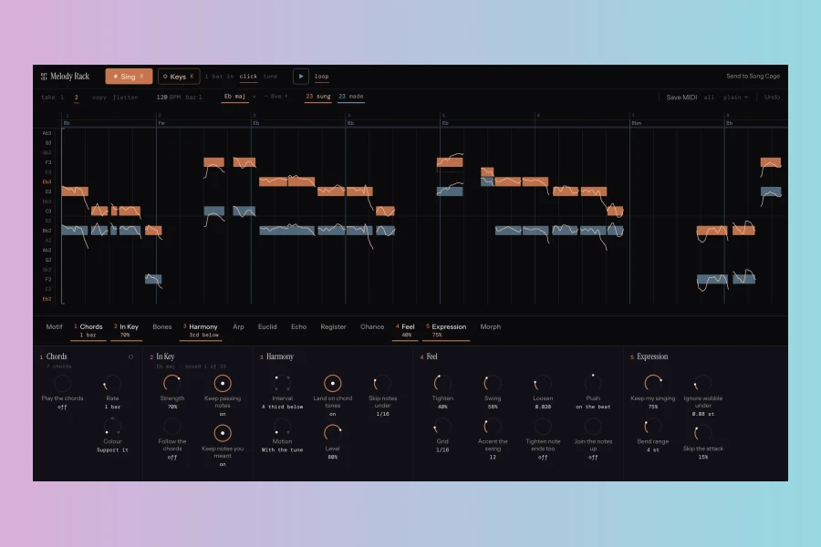 Song Cage Melody Rack