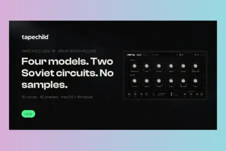 Featured image for “Tapechild UDS-16: Soviet-Inspired Drum Synth”