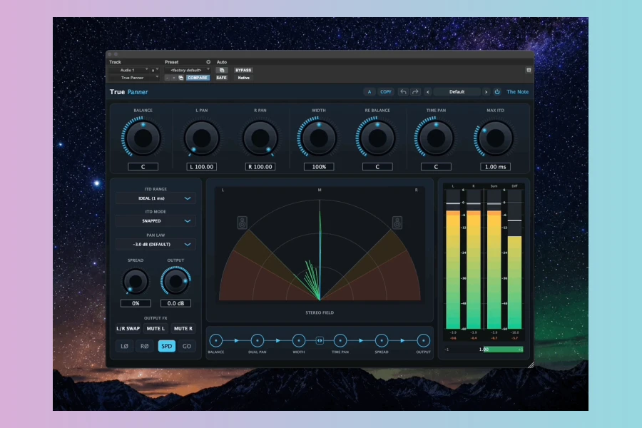 The Note Audio True Panner