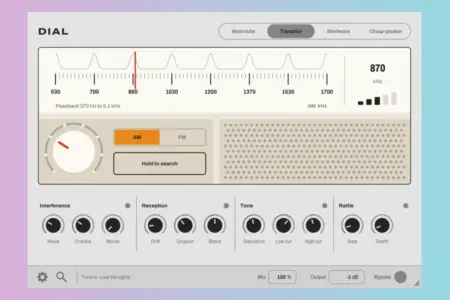 Featured image for “Thenatan DIAL – Lofi Radio Plugin with 7 Stations & 4 Radios”