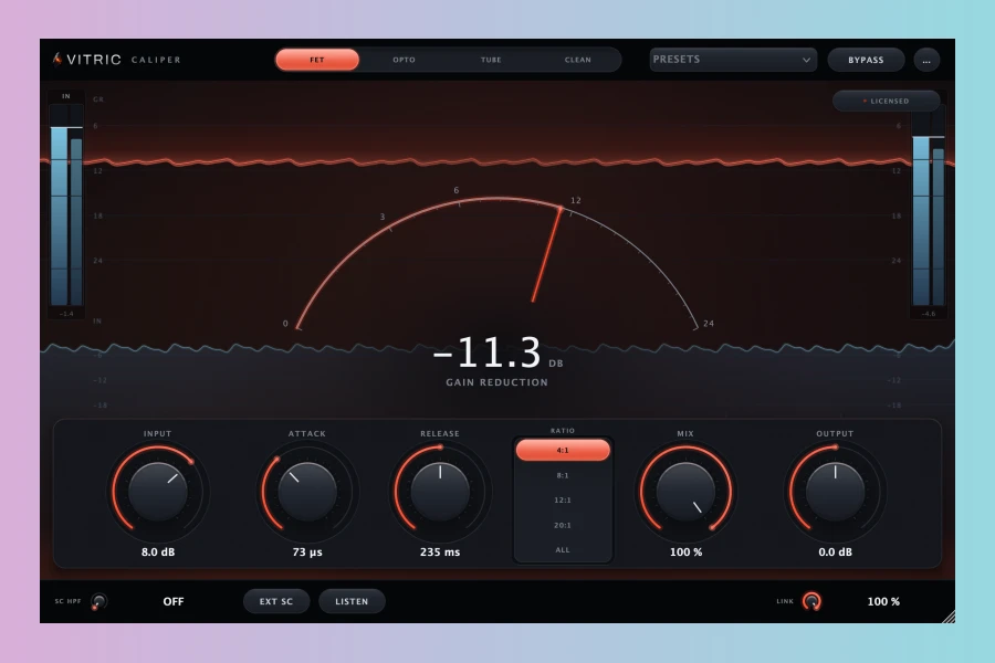 Vitric Audio Eleven Plugin Line